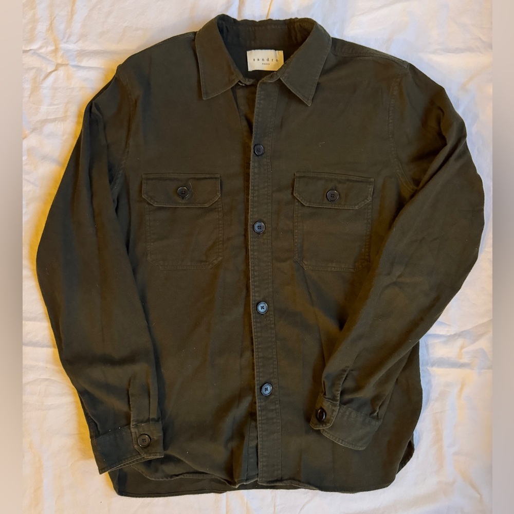 Sandro Mens Button Up Shirt